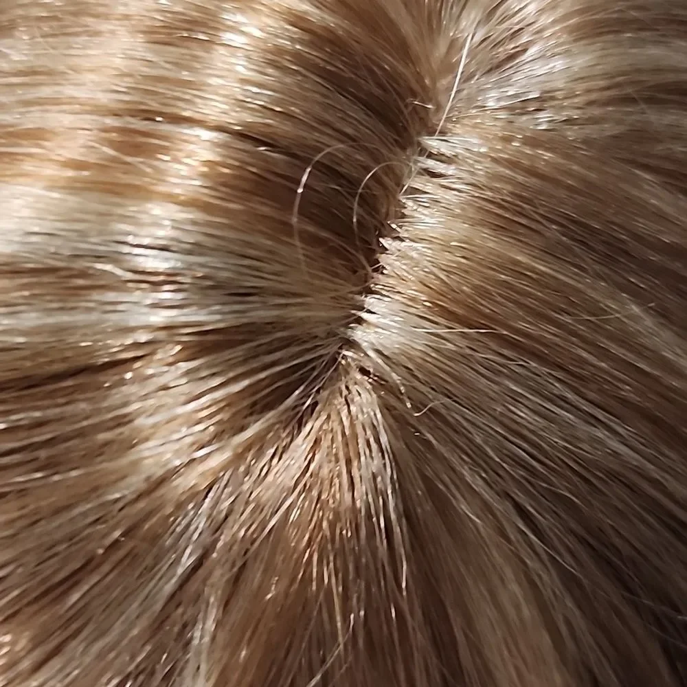 New Skin Top Wig In Strawberry with Baby Blonde 27/613